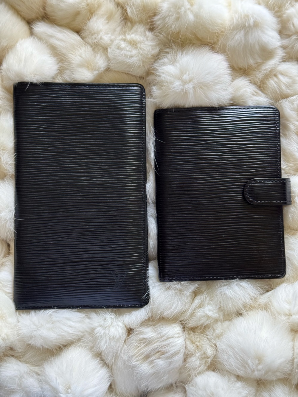 Authentic Louis Vuitton checkbook wallet + PM organizer